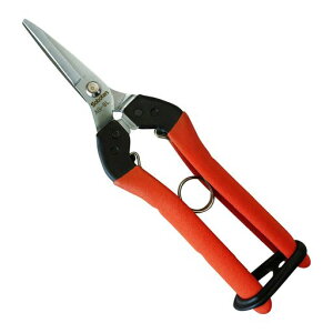 サボテン左利き用衝撃吸収芽切はさみ【トマト、ナス、きゅうりに最適】刃長48mmNo.AG-8L