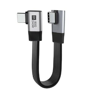 cableccUSB5.080Gbps�t���b�g�X����FPC240W16K8K60Hz5K�I�X-�I�X�����P�[�u�����[�v���t�@�C�����璼�p90�x20cm40GbpsUSB4.0Thunderbolt3/4/5�ɑΉ�