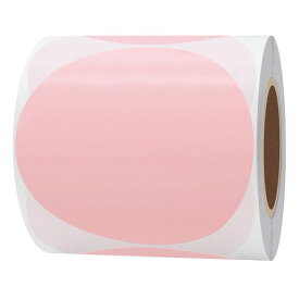 Hybsk感熱ラベルシール76x76mm丸形350枚、PhomemoM220対応ラベルシール耐水/耐油/強粘着感熱用紙郵便宛名qrコードシール値札シールDIYタブ商品ラベル梱包発送物流PDラベル配送整理収納