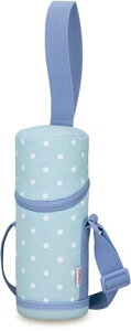 サーモスマイボトルポーチストラップ付き350-400ml用水筒カバードットブルーAPG-352D-BL