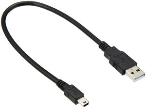 �G���R�� USB�P�[�u�� �yminiB�z USB2.0 (USB A �I�X to miniB �I�X) �t�F���C�g���� 0.3m USB-FSM503