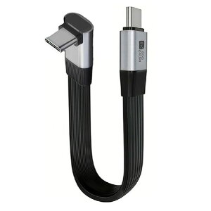 cableccUSB5.080Gbps�t���b�g�X����FPC�I�X-�I�X240W16K8K60Hz5K�����P�[�u���A�b�v�A���O��90�x20cm40GbpsUSB4.0Thunderbolt3/4/5�ɑΉ�