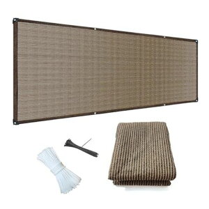 晨陽小店ベランダ目隠し遮光ネットプライバシー保護日よけシェードベランダ庭目隠しシート厚みを増した高密度ポリエチレン通気性があり