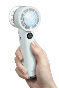 シシベラ(CICIBELLA)ハンディファン冷却プレート扇風機小型100段階風力調節長時間稼働冷却機能手持ち扇風機接触冷感クーラー機能暑さ対策W-F13ライトブルー