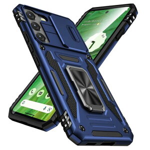 PNEWQNE Galaxy S22 �p�̃P�[�X �����O�t�� �Ռ��z�� SC-51C SCG13 �P�[�X �ϏՌ� �X�^���h�@�\ �ČRMIL�K�i �T���X�� �M�����N�V�[ s22 �p�̃J�o�[ �S�ʕی� 360°��] ���藎���ɂ��� �l�C ������� �c