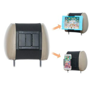 TFY(ティファイ)車用マウントホルダー回転式カーヘッドレストマウントホルダー携帯電話やタブレット用5~10.5インチのスクリーンデバイスに対応