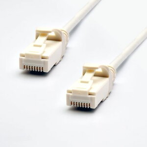 EXHEART LAN�P�[�u�� CAT6A �X���� 10m �z���C�g CAT6A���� �܂��܂�Ȃ� RJ45 10Gbps 500MHz EAT6AS-10WT
