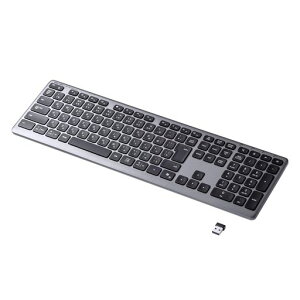 �T�����T�v���CBluetooth+2.4GHz�R���{�L�[�{�[�h�p���^�O���t112�L�[���{��z��e���L�[�t��3��}���`�y�A�����O�[�d��SKB-WBT41BK