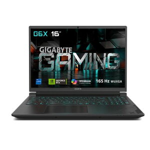 GIGABYTEAIゲーミングノートパソコンG6X(i7-13650HX/32GB/1TBSSD+1TBSSD/RTX4060/Win11Home/16.0WUXGA165Hz/グレー/日本語配列)G6X