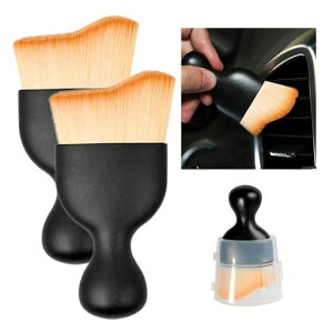 JOYCOURT車内装ディテーリングブラシソフトブリストルクリーニングブラシ車用ダストブラシディテールブラシ車内装クリーニングツール車のダッシュボードエアコン吹き出し口レザーコン…
