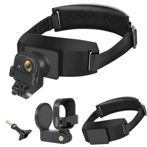 Insta360 Go Ultra �Ή� �w�b�h�X�g���b�v �}�O�l�b�g�z���X�^���h �A�N�V�����J�����}�E���g ��l�̎��_�܂��͎��B��p�x�����\ ���ɗD�����f�ނŁA���K�ȑ�����