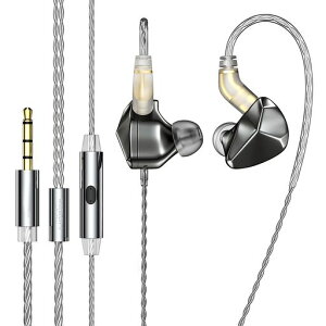 Yinyoo�C�����j�^�C���z��BLONBL07�C���z���L�����؃C���z���d�ቹ�V���O��DD�J�i���^HIFI3.5mm���j�^�[�C���z���L���C���t�H��2pin-C�E�������P�[�u���\(�}�C�N�t���A�K�����^��)