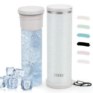 TYESO �X�X �~�j�A�C�X�p�b�N �X�̂� �^��f�M ���@�r�\�� �₽���L�[�v ���I�Ȃ� ���R��h�~ �B���n���h���t�� �J���r�i�|�� �g�їp �X�����R���p�N�g 260ml �M���Ǒ΍� ��p�O�b�Y 2WAY���p�c