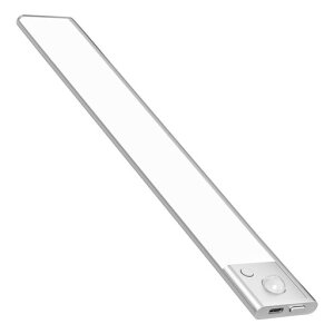 人感センサーライト室内ledバーライト23cm3色調整可能無段階調光Type-C充電式ライト120°3M誘導距離屋内マグネット配線工事不要超薄型設計省エネ高感度高輝度長寿命階段、キャビネット、寝…