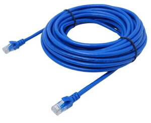 KC SECURITY 15m (�u���[) CAT6 LAN�P�[�u�� PoE�Ή� ���S�̍����u�����h�i �m�C�Y�ɋ����P���d�l 1Gbps PoE�J������PC��LAN�ʐM�P�[�u���� 1000BASE-T UTP ���[RJ45�R�l�N�^�[ �ܐ܂�h�~�J�o�[�t