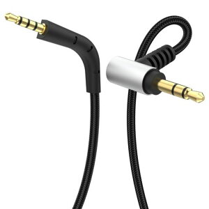 �����p �⏕�I�[�f�B�I�P�[�u�� �Ή�:Bowers & Wilkins P7 Wireless �w�b�h�z���p �����E��C�pAUX�P�[�u�� (1.2m�E�u���b�N)