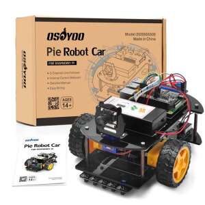 OSOYOO{bgJ[LbgX}[gJ[RaspberryPi543BB+ZeroWΉSTEMpDIYX}[gLbgwƑlPythonvO~O̊wKCsAWifiIOTRg[[AWebCSI