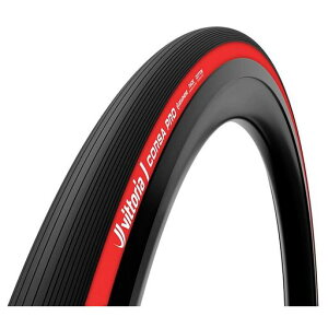 Vittoria(�r�b�g���A) CORSA PRO(�R���T�v��) TLR Red Sidewall Limited 700x28C �u�G���^�D���L�O���f��