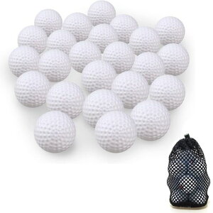 koundenekoゴルフ練習ボール15球入り収納用ネットバッグ付き室内アプローチ練習耐久性傷付きにくい球速抑制ラウンドボールに近いゴルフ練習用品