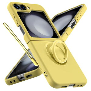WZOYXOC �ƌ݊����̂��� Galaxy Z Flip6 �p�̃P�[�X �����O �X�g���b�v�t�� �V���R�� �C�G���[