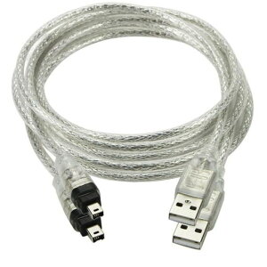 chenyang DCR-TRV75E DV Firewire to USB �P�[�u�� USB 2.0 - Firewire IEEE 1394 4�s�� iLink �P�[�u�� 1.0M 2�p�b�N