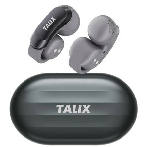 TALIXAuraHaloG1�I�[�v���C���[�^�C���z���C���[�J�t�����y��5.2gIPX4�h���}�C�N����iOS/Android�Ή�(�u���b�N)(�u���b�N)