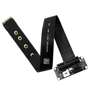 ChenYang 11.81�C���` M.2 M�L�[ NVME/NGFF - PCIe 4.0 X4 ���{���t���L�V�u���p�x�t�������P�[�u���A�_�v�^(5V/12V DC/SATA�d���t���A�O���O���t�B�b�N�J�[�h�p)