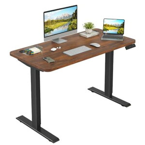 Sunon電動昇降式デスク2モーター付き一枚板幅120cmパソコンデスクスタンディングデスク高さメモリー機能無段階自動昇降静音耐荷重100kg人間工学オフィスデスクゲーミングデスク在宅ワー…