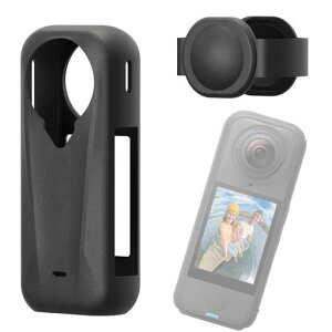 ForInsta360X4Air��p�P�[�X�V���R���J�o�[�����Y�ی�J�o�[�_�炩���e�͐����ϏՌ����h�~�y�ʒE���ȒP���􂢉\(�u���b�N)