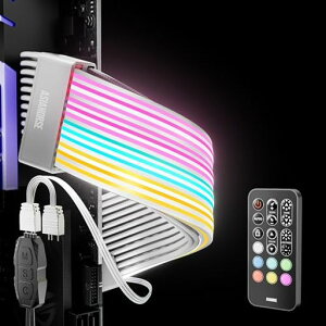 AsiaHorseAuroraProX[uP[upARGBLEDCgXgbvJo[Lbg24s20.5CMARGB5V3s108LEDvr[Y20000Ԃ̎gpAsusAuraASRock