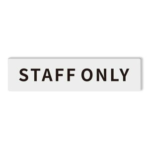 STAFFONLYX^btI[TCv[gʃe[vthAv[g֌W҈ȊO̗͂ӏhdlEOΉ15x3.8cm(1)