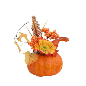 ハロウィン飾りかぼちゃ置物造花カボチャ置物ハロウィンかぼちゃハロウィーンの人工カボチャ置物観葉植物かぼちゃハロウィンかぼちゃ置物メープルリーフ大きなカボチャ紅葉カボチャ…