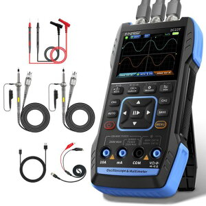 FNIRSI 2C23T �I�V���X�R�[�v 2ch 10Mhz�ш敝 3 in1 �f�W�^���I�V���X�R�[�v �^�̎����l�}���`���[�^�[ �M�������� �|�[�^�u�� 50MS/s �T���v�����[�g �[�d�� �n���h�w���h�I�V���X�R�[�v �ߓd���c