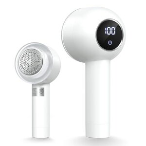 毛玉取りけだまとり電動LCD液晶ディスプレイ付き毛玉クリーナー強力6枚刃3段階のスピード調整Type-C充電式安全装置軽量持ちやすい旅行家庭用