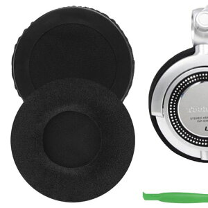 Geekria �C���[�p�b�h Comfort �݊��� �p�b�h �e�N�j�N�X TECHNICS RP-DH1200 DJ, RP-DH1210, RP-DH1250-S DJ �w�b�h�z���ɑΉ� �C���p�b�h/�C���[�N�b�V����/�C���[�J�b�v (�x���A/�u���b�N)