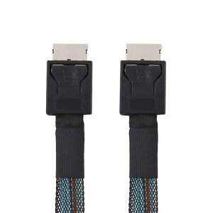 xiwai �X�g���[�g�^�C�v�R�l�N�^ OcuLink PCI-Express SFF-8611 4i �I�X - PCIe SFF-8611 �I�X �f�[�^�A�N�e�B�u�P�[�u�� �O��eGPU SSD�p�A50cm, �u���b�N, SF-014-BK-XY