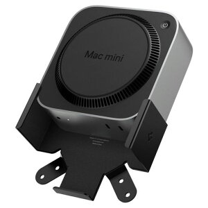Spigen Mac mini M6/M5 Pro/M4 Pro/M4 �Ή� �}�E���g �f�X�N�� ���j�^�[ �Ǌ|�� LD205 (�u���b�N)