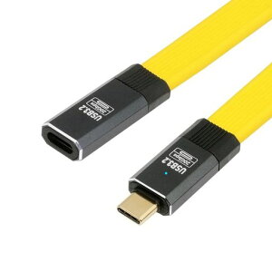 NFHKUSB4�I�X-���X�����P�[�u��20Gbps�t���b�g�X����FPC�P�[�u���A100W�A8K5KUSB4.0Type-C�AThunderbolt3/4�Ή�(80cm)