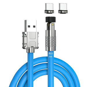 �⋭540°L�����p�^(1m)+Type-C�[�qx2����7PIN�}�O�l�b�g�}���[�d�P�[�u���X�}�z�ėp�f�[�^�`���Ή����C���E���h�oAndroid�^�C�v-C�}�C�N��-USB-C-micro-a-b�R�l�N�^�[���Ύ���