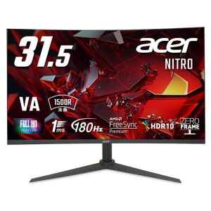 AcerpȃQ[~Oj^[31.5C`VAtHD180Hz1msNTSC72%AMDFreeSyncPremiumHDR10HDMI2.0DisplayPort1.4Xs[J[EwbhtH[q