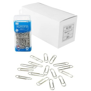 ニッケン文具ゼムクリップ小シルバー23mm約40g入20セットB2ZK3-20