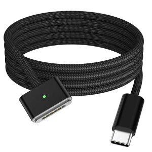 Sisyphy USB Type C Mag-safe3 �Ή� 2m �ő�140W ���C�[�d �P�[�u���APD3.1�K�i�Ή� PD�[�d MacBook Pro Air�ȂǑΉ�(M5/M4/M3/M2/M1 �`�b�v)�u�u���b�N�v
