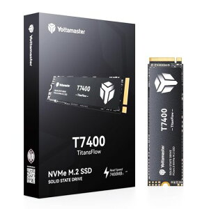 YottamasterT74002TBSSDM.2PCIeGen4x4NVMeSSDőǍ7450MB/s6500MB/s3DTLCNAND̗pQ[~OprΉPS5p\Rm[gPCXg[Wgp