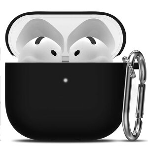 �y2024�����ŁzILYAMLforAirPods4�P�[�X�\�j�[���C�����X�C���[�z��AirPods4�p�V���R���ی�P�[�X�L�Y�h�~�ϏՌ��h���h�o�����h�~�����[�d�\AirPods4�p�ی�P�[�X�u���b�N