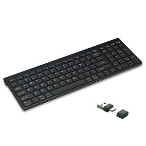 【マルチペアリング・4台】Bluetooth/USB/Type-C接続対応キーボードワイヤレステンキー付きus配列ブルートゥースキーボード無線超薄型Type-C充電式フルキーボードパンタグラフiPadパソコンタブ…