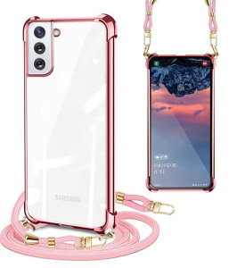 PAILAIMENGalaxyS21�P�[�X�N���A�V�����_�[�X�g���b�v�M�����N�V�[S215G�X�}�z�P�[�X�ϏՌ�S21SC-51BSCG09�ی�J�o�[�T���X�����|���΂߂�����|���P�[�X�؍�����TPU�X�g���b�v�t��