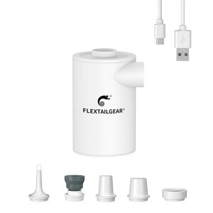 FLEXTAILGEARMaxPump2020電動空気入れエアーポンプ電動ポンプ携帯タイニー2.2kPa気圧3600mAh電池USB充電式空気抜き空気入れインフレーターマットエアマット圧縮袋浮き輪キャンプ