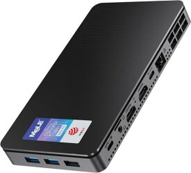 HiMeLE Overclock4C ミニPC, N100 16GB 512GB, トリプル4Kディスプレイ, USB-C,IoT向け