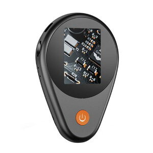 ハンドヘルドデジタル顕微鏡、2.0インチIPSカラースクリーンを備えた500Xポータブル拡大ガラス、8つのLEDライト、科学研究用のポケット電子顕微鏡(黒)