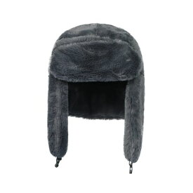 [jbluelover]パイロットキャップ耳あて付き帽子フライトキャップオシャレ無地防寒暖かい真冬裏起毛肌触り良い調節可能大きいサイズスキーロシア帽子飛行帽外出自転車登山通学散歩アウト…